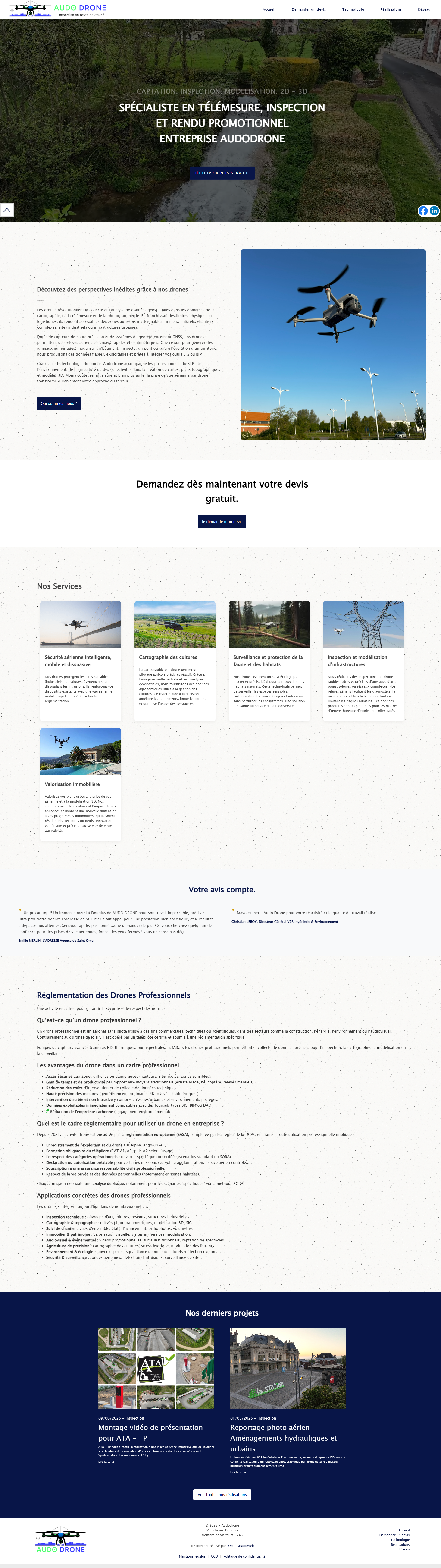 Site Audodrone